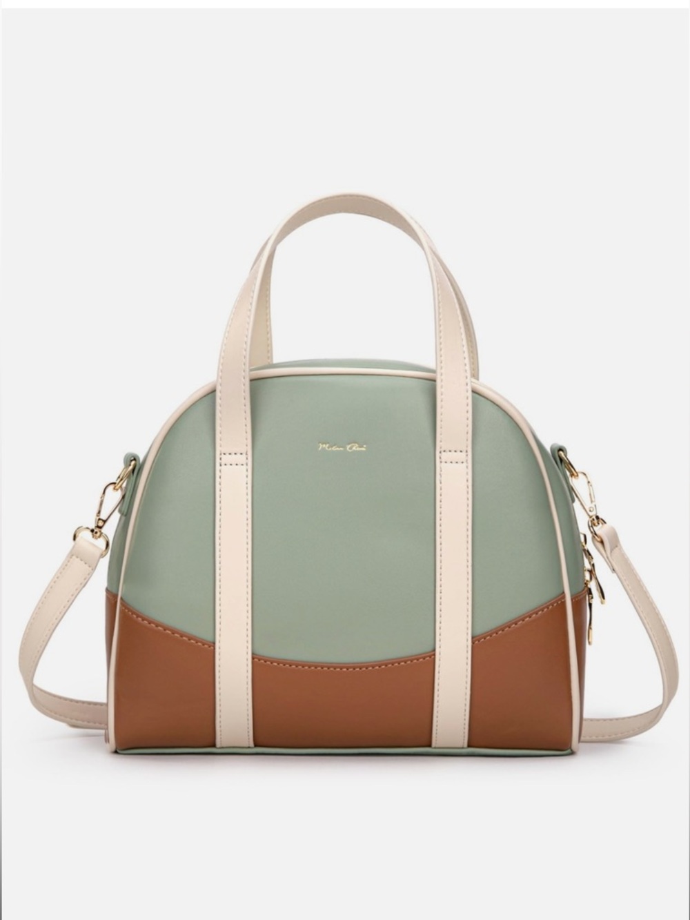NWT Milan Chiva Colorblock satchel/dome purse
